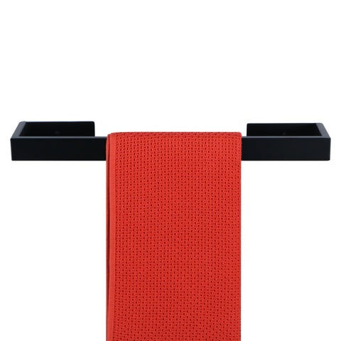 JiGiU 16-Inch Towel Bar, Self Adhesive Towel Holder with 3 Packs Towel  Hooks, Bath Towel Bar Rack SUS304 Stainless Steel Wall Mount Bathroom  Hardware